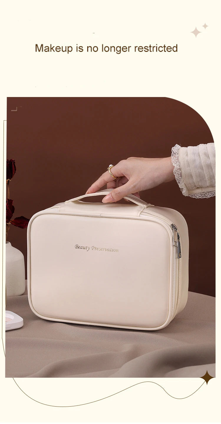 New Women's Cosmetic Bag Portable Storage Bag Large Capacity Luxury Makeup Bag Travel Organizer Essentials Toiletry Bag
