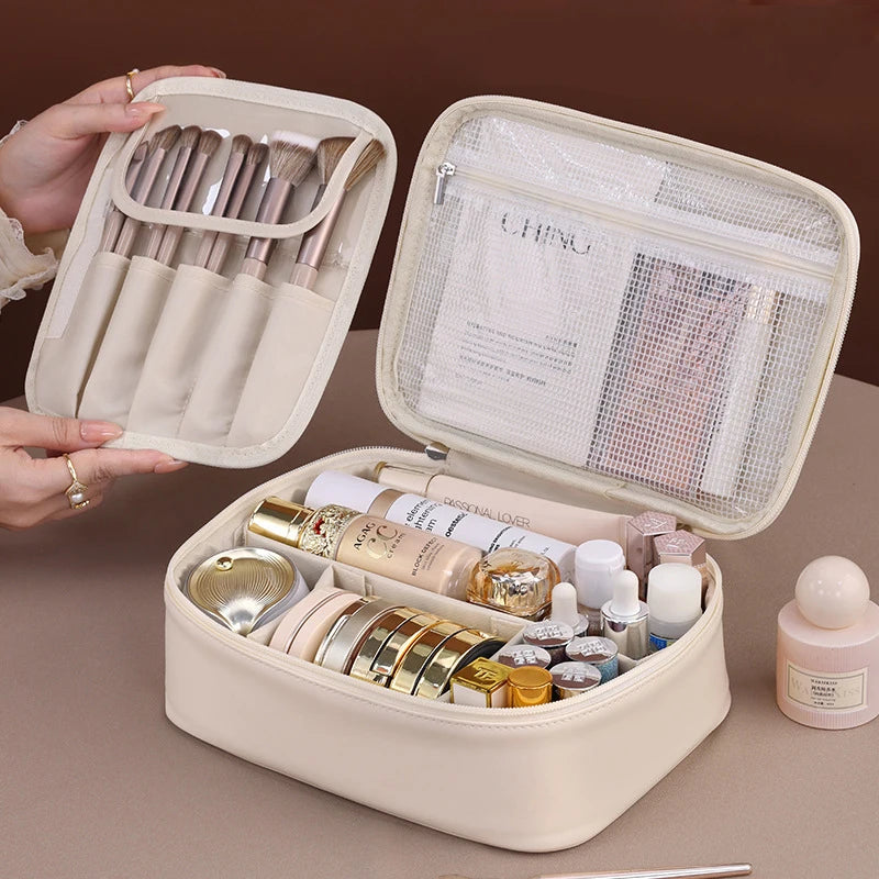 New Women's Cosmetic Bag Portable Storage Bag Large Capacity Luxury Makeup Bag Travel Organizer Essentials Toiletry Bag