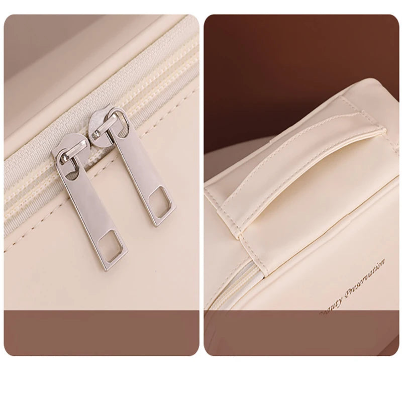 New Women's Cosmetic Bag Portable Storage Bag Large Capacity Luxury Makeup Bag Travel Organizer Essentials Toiletry Bag