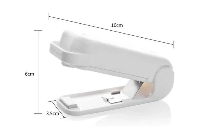 Kitchen Handheld Snack Sealer Snack Bag Clips Plastic Bag Sealer For Freshness Machine Package Sealer Food Bag Closure Packing