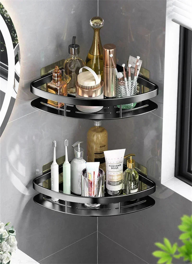 Holder for The Bathroom Bathroom Toilet Paper Holder Shelf Without Drilling Home Restroom Accessories Storage