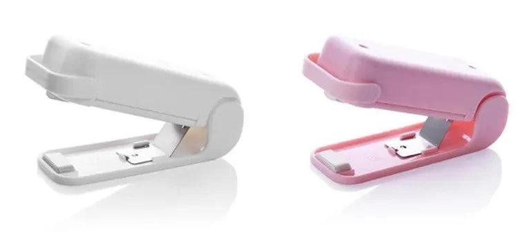 Kitchen Handheld Snack Sealer Snack Bag Clips Plastic Bag Sealer For Freshness Machine Package Sealer Food Bag Closure Packing
