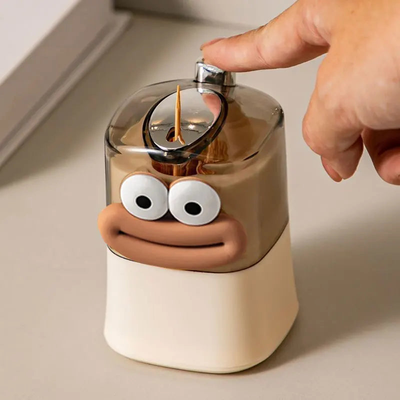 Creative Toothpick Storage Box Automatic Pop-up Toothpick Box Home Living Room Dining Room Push-type Toothpick Holder