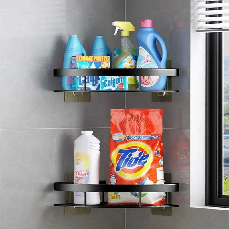 Holder for The Bathroom Bathroom Toilet Paper Holder Shelf Without Drilling Home Restroom Accessories Storage