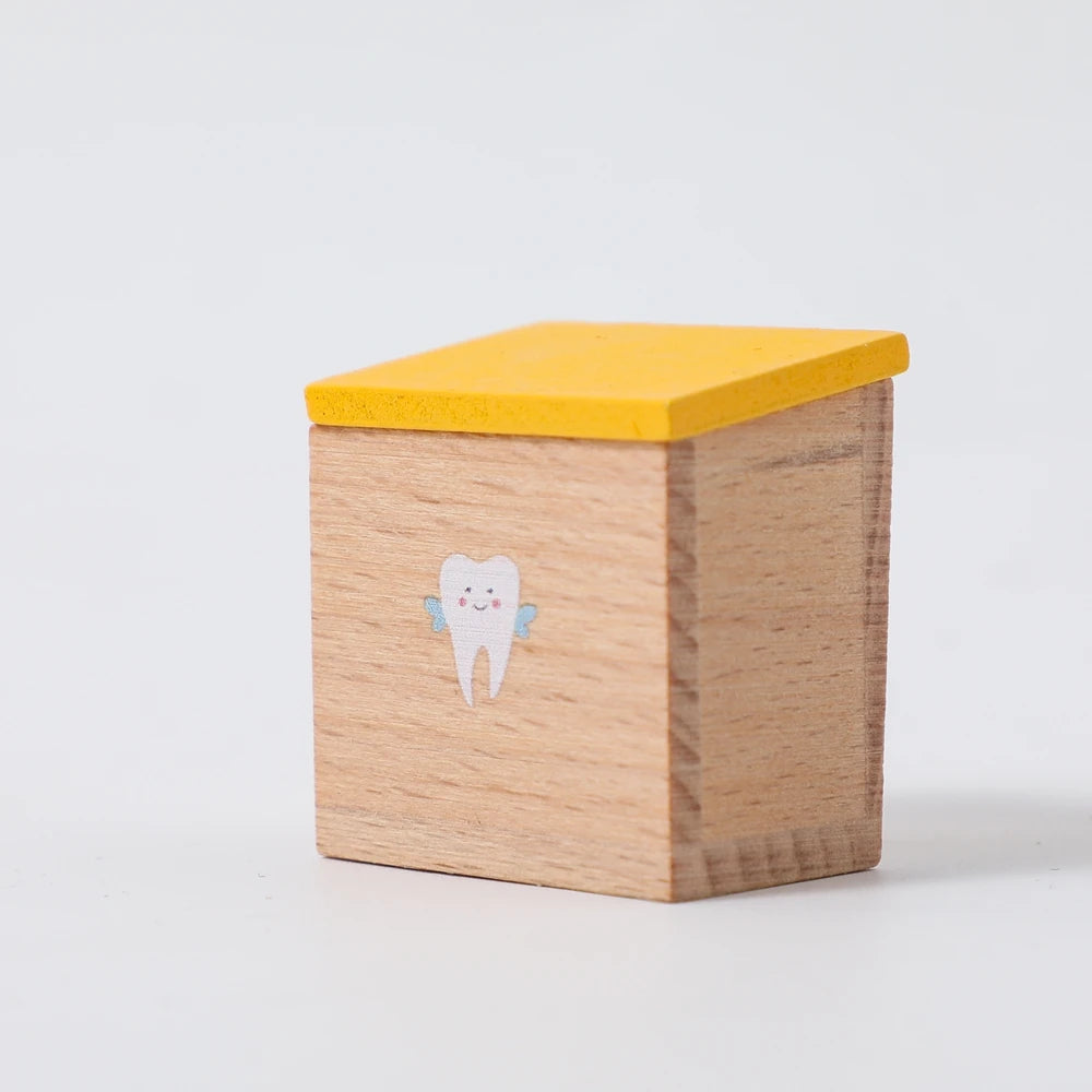 Dollhouse Mini Home Decorations Wood Fairy Elf Door Baby Room Wall Decoration Craft Ornaments Commemorative Tooth Box Baby Gift