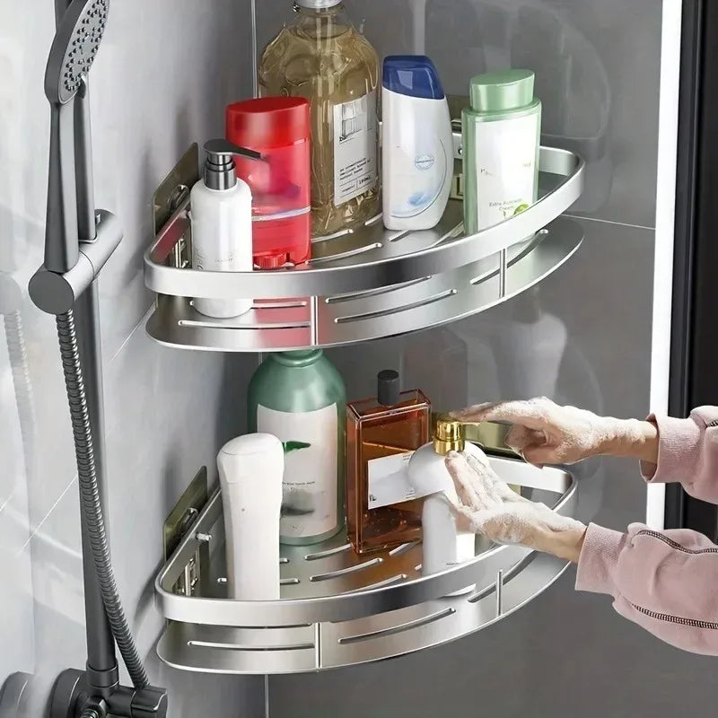 Holder for The Bathroom Bathroom Toilet Paper Holder Shelf Without Drilling Home Restroom Accessories Storage