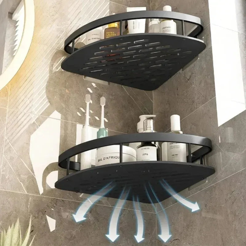 Holder for The Bathroom Bathroom Toilet Paper Holder Shelf Without Drilling Home Restroom Accessories Storage