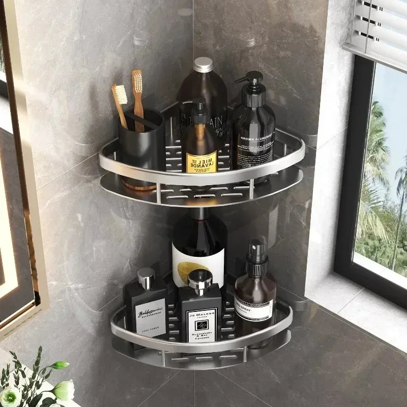Holder for The Bathroom Bathroom Toilet Paper Holder Shelf Without Drilling Home Restroom Accessories Storage