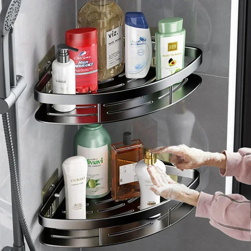 Holder for The Bathroom Bathroom Toilet Paper Holder Shelf Without Drilling Home Restroom Accessories Storage
